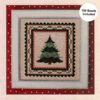 Festive Fir Tree Cross Stitch pattern from Annalee Waite Designs