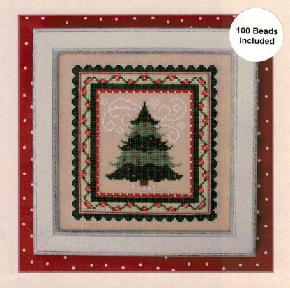 Festive Fir Tree Cross Stitch pattern from Annalee Waite Designs