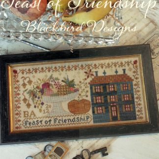 Feast of Friendship cross stitch pattern from Blackbird Designs