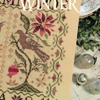 Loose Feathers - Winter cross stitch pattern from Blackbird Designs