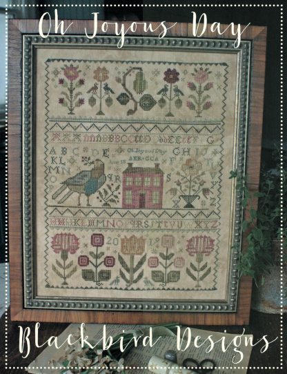 Oh Joyous Day cross stitch pattern from Blackbird Designs