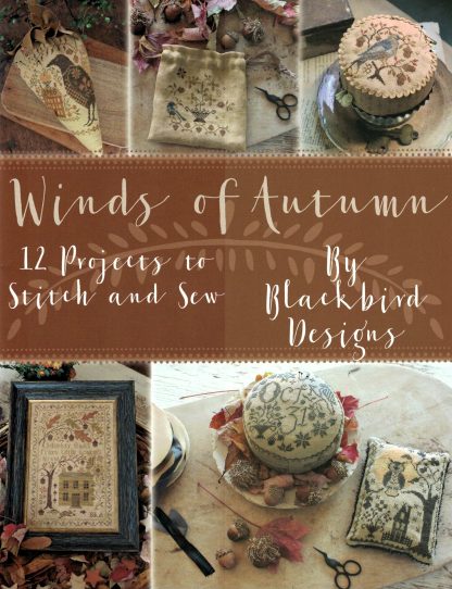 Winds of Autumn cross stitch book from Blackbird Designs
