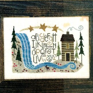 Cabin in the Woods cross stitch pattern from Bent Creek