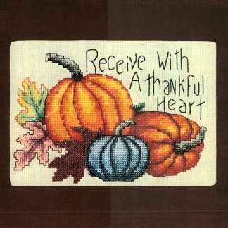 Thankful Heart cross stitch pattern from Bobbie G Designs