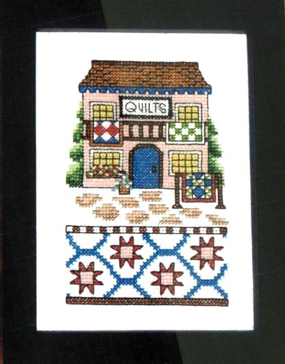 Quilt Shop cross stitch pattern from Bobbie G Designs