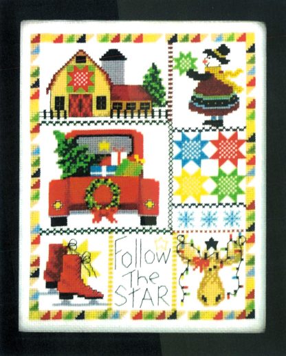 Follow the Star cross stitch pattern by Bobbie G Designs