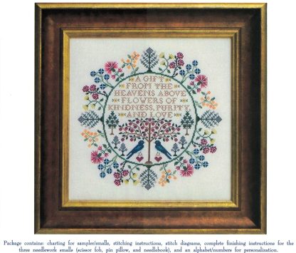 Botanical Blessings cross stitch pattern from Blue Ribbon Designs