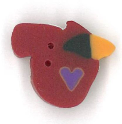 1113 Frank's Cardinal button from Just Another Button Company