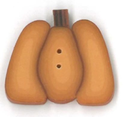 2241 Golden Pumpkin button from Just Another Button Company