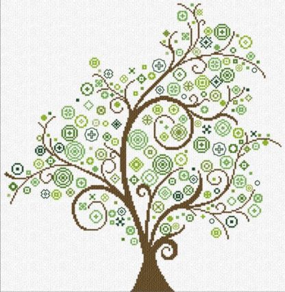 AAN114 Albero dei Dubbi cross stitch pattern from Alessandra Adelaide
