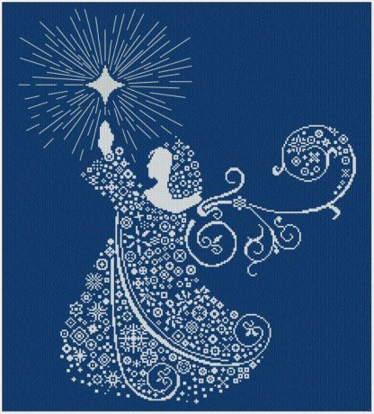 AAN221 Christmas Angel cross stitch pattern from Alessandra Adelaide