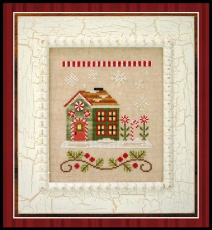 CCN-SV08 Candy Cane Cottage cross stitch pattern by Country Cottage Needleworks