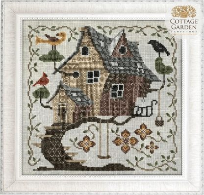 CGS1117 Tree House cross stitch pattern from Cottage Garden Samplings