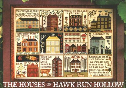 CHS-HOU The Houses of Hawk Run Hollow cross stitch pattern from Carriage House Samplings