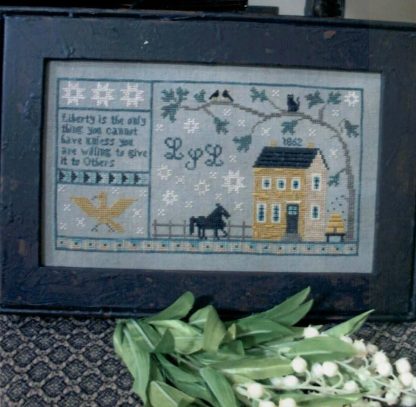 Gettysburg 1862 Sampler cross stitch pattern by Chessie & Me