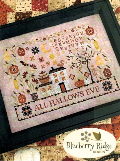 All Hallows Eve cross stitch from Blueberry Ridge Design