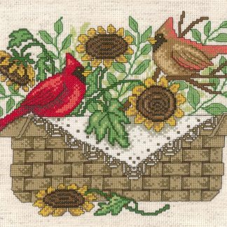IM1763 Summer Cardinals cross stitch pattern from Imaginating