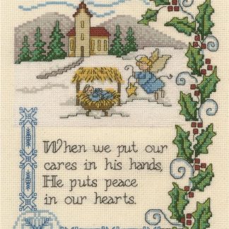 IM2604 Peace in our Hearts cross stitch pattern from Imaginating