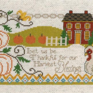 IM2739 Harvest Blessings cross stitch pattern from Imaginating