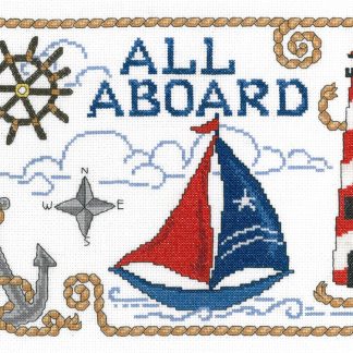 IM2805 All Aboard cross stitch pattern from Imaginating