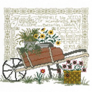 IM2873 Sprinkle the Seeds cross stitch pattern from Imaginating