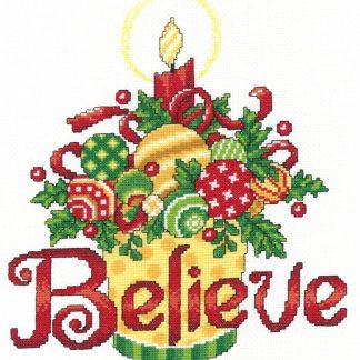 IM2941 Believe Ornaments cross stitch pattern from Imaginating