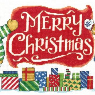 IM2942 Snowman Holiday Welcome cross stitch pattern from Imaginating