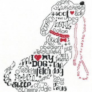 IM2958 Let's Bark cross stitch pattern from Imaginating