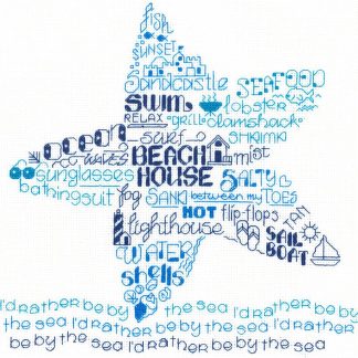 IM2970 Let's Live by the Sea cross stitch pattern from Imaginating