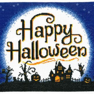 IM2977 Full Moon Halloween cross stitch pattern from Imaginating