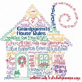 IM2987 Let's Have Fun at Grandma's House cross stitch pattern from Imaginating