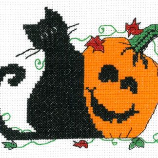 IM2993 Pumpkin Pals cross stitch pattern from Imaginating
