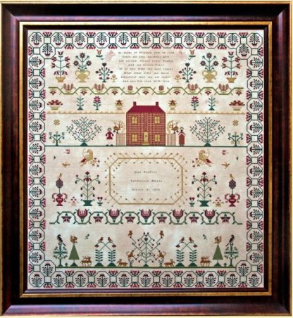 Ann Forfitt 1812 cross stitch pattern from Hands Across the Sea Samplers