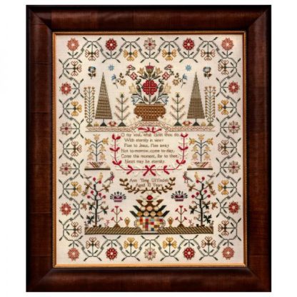 Ann Tong Uffindell 1835 cross stitch pattern from Hands Across the Sea Samplers