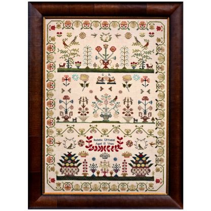 Isabella Uffindell 1829 cross stitch pattern from Hands Across the Sea Samplers