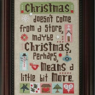 Christmas Means More cross stitch pattern from Heart in Hand