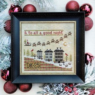 To All a Good Night cross stitch pattern from Hello from Liz Mathews