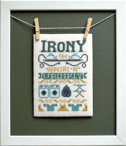 HOD-160 Irony cross stitch pattern from Hands On Design
