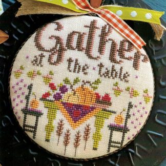 HOD-308 Gather at the Table cross stitch pattern from Hands On Design