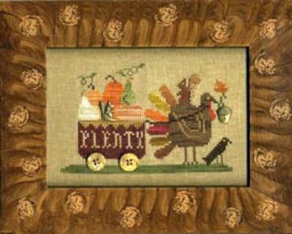 Delivering Plenty cross stitch pattern from Homespun Elegance CS123