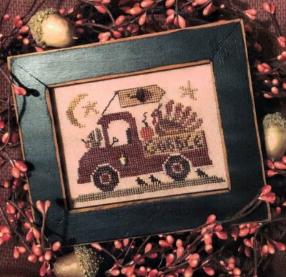 Turkey Trot Truck cross stitch pattern from Homespun Elegance CS123