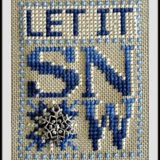 Let it Snow cross stitch pattern from Hinzeit