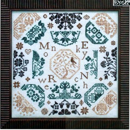 ICQ5 Monkey Wrench cross stitch pattern from Ink Circles